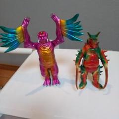ウルトラマンシリーズ 怪獣 フィギュア 2体　リペイント　グドン　ペギラ　ソフビ