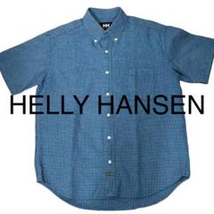 HELlyHansen ヘリーハンセン シアサッカーシャツ チェック柄 半袖