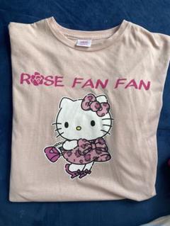 ハローキティ キーホルダー ROSE FAN FAN コラボ