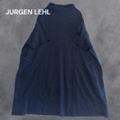 JURGENLEHL ヨーガンレール 半袖ワンピース　半袖　モックネック　綿麻