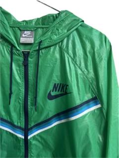NIKE SBフード付ウィンドブレーカー グリーン L稀少 スケーター 2009