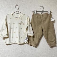 美品　UNIQLO Disney プーさん　セットアップ　80cm