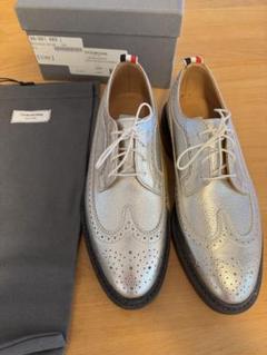 thom browneドレスシューズ グレー/ホワイト トムブラウントリッカーズ 2025年最新】THOM BROWNE メンズ ドレス・ビジネスシューズの
