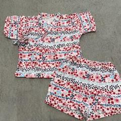 美品！甚平　80 花柄