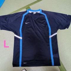 【NIKE】Nike Fit Dry サッカーシャツ ネイビー　Ｌ