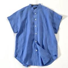 極美品✨ラルフローレン リネンシャツ スタンドカラー 近年