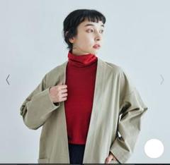 中川政七商店 綿麻テレコ タートルネック 緑 ニット セーター ニットを纏う｜工芸・暮らし・贈りもの｜中川政七商店オンライン