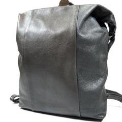 【美品】ゲンテン　リュック　バックパック　ゴートレザー　バイカラー　グリーン系 美品】ゲンテン リュック バックパック ゴートレザー バイカラー