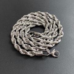 STAINLESS STEEL トルネードチェーンネックレス 50cm5mm S