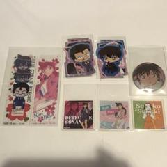 コナン　ブックマークコレクション　箔押し　コナン　毛利蘭　毛利小五郎　ダイカット