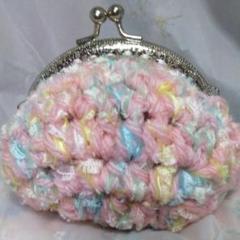ピンクの紫陽花色財布