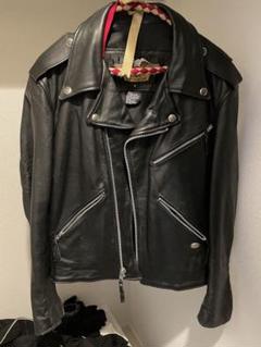 希少 ハーレーダビッドソン　ダブルライダース　イーグル エンボス レザー 80s Harley Davidson - 【ハーレー立体イーグルエンボス】ハーレー