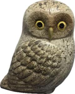 リサラーソン　入手困難　梟　フクロウ　陶器　直筆サイン　フル リサ ラーソン フクロウ 置物 フィギュリン