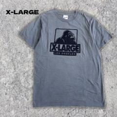 エクストララージ 半袖Tシャツ ブルー ゴリラプリント 日本製 B004