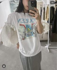 ameri アメリQUEEN TOUR´80 WHT TEE - メルカリ