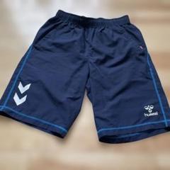hummel ネイビー ハーフパンツ