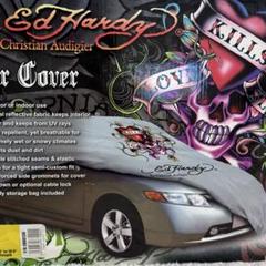 ☆エドハーディーシートカバー2席☆ ブラックEd Hardy