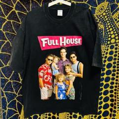 FULL HOUSE 個性的 メンズ リプリント Tシャツ 新品 ウォッシュ加工