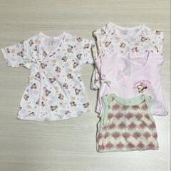 新生児肌着　3点　ノースリーブロンパース　肌着 ミニーちゃん