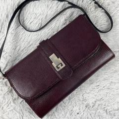 高級✨グッチ ショルダーバッグ GGインターロッキング レザー 紺 グッチ GG インターロッキング PVC×レザー ショルダー バッグ