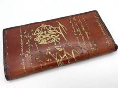 ベルルッティ berluti 美品 ゴールデンパティーヌ スタンプ 長財布