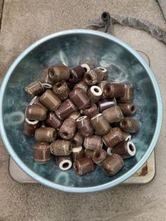 陶器 沈子 8匁相当 約250個 陶器 沈子 8匁相当 約250個