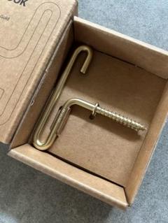 新品　MOEBE ムーベ WALL HOOK Small gold フック