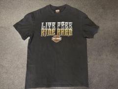 HARLEY DAVIDSON 黒　Ｔシャツ サイズＬ