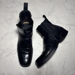 MIU MIU サイドゴアブーツ 黒 レザー　ソックスブーツ Miu Miu バックル レザーブーツ | ブラック | FARFETCH JP