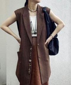 AmeriVINTAGE UND MANY MOTIF BUTTON VEST - メルカリ