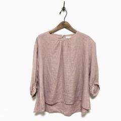 買取り実績  あっこたん キナル ローズ ひだまりブラウス フォグリネンワーク トップス