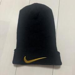 90s】old NIKE ビーニー ニット帽 ビッグスウォッシュ キャップ