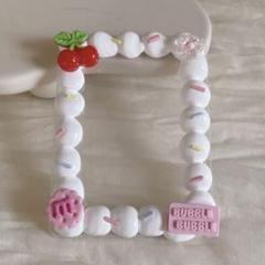 ホイップデコ トレカケース トレカデコ ピンク ハンドメイド 硬質ケース