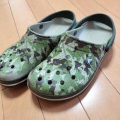 Crocs 迷彩サンダル24センチ