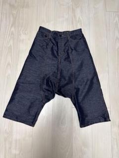 【美品】コムデギャルソン　パッチワークサルエルパンツ S 濃紺 COMME des GARCONS コムデギャルソン 09AW ウールサルエルパンツ