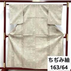 値下げ交渉OK！単衣 S寸 バチ衿 縞柄 紬着尺 正絹 C249