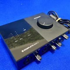 KOMPLETE AUDIO 2 オーディオインターフェース 通電確認 ジャンク KOMPLETE AUDIO 2 オーディオインターフェース 通電確認