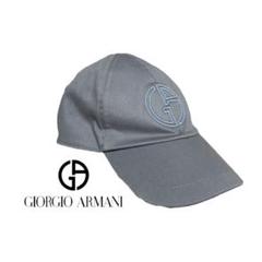 【タグ付き新品】Giorgio Armani キャップ Mサイズ　ライトブルー