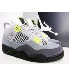 ナイキNIKE■AIR JORDAN4 NEONエアジョーダンネオンスニーカー