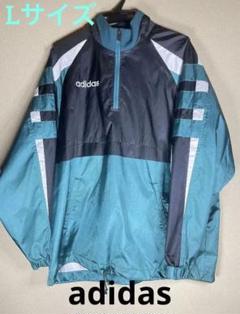 90s adidas ナイロンプルオーバー USED【 adidas 】90sナイロンジャケット（デサント製）／MENS：M
