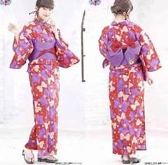 OWL40 美少女戦士セーラームーン 身丈165cm 浴衣 25周年 洗える着物 美少女戦士セーラームーン 浴衣セット / 浴衣 / 帯 / 扇子：美