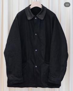 COMOLI 21aw デニムワークジャケット BLACK サイズ2ブラック