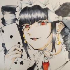 セレスティア・ルーデンベルク ファンアート 手描き アナログイラスト