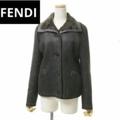 FENDI リバーシブル レザー ファージャケットブルゾンアウター