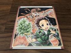 鬼滅の刃 複製ミニ色紙くじ 兄妹の絆 那田蜘蛛山編 竈門炭治郎 竈門炭十郎