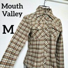 Mouth Valley ヴィンテージチェック柄シャツM綿100%長袖