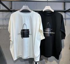 新品タグ付き♡ seven fairy♡BAG＆ロゴ半袖トップス♡ブラック