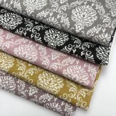 生地　綿プリント　色違い5種類