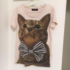 マミタス mmts Tシャツ ピンク しょこたん 猫 ネコ