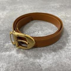 LV ルイヴィトン ベルト エピ レザー ゴールドバックル 金具